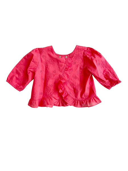 Blusa geraneo con ricami per neonata e bambina Zhoe & Tobiah ROD1 338 