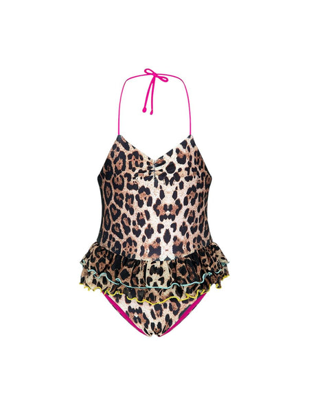 Costume intero fantasia leopardata per neonata e bambina F**K FJ26-SB0002X02 FANT 