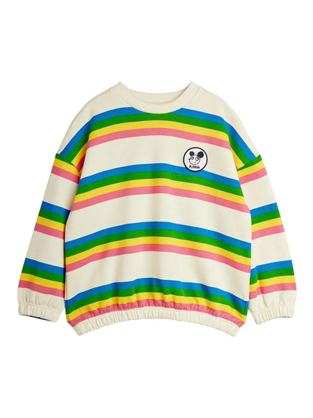 Felpa a righe multicolor per neonati e bambini Mini Rodini 2622014200 MULTI 