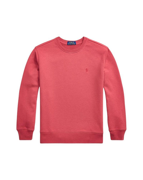 Felpa rossa con logo per bambini Ralph Lauren Kids 323971277001 RED 