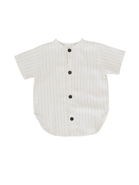 Camicia panna gessata per neonato e bambino Gayalab 587C LYOCELL 