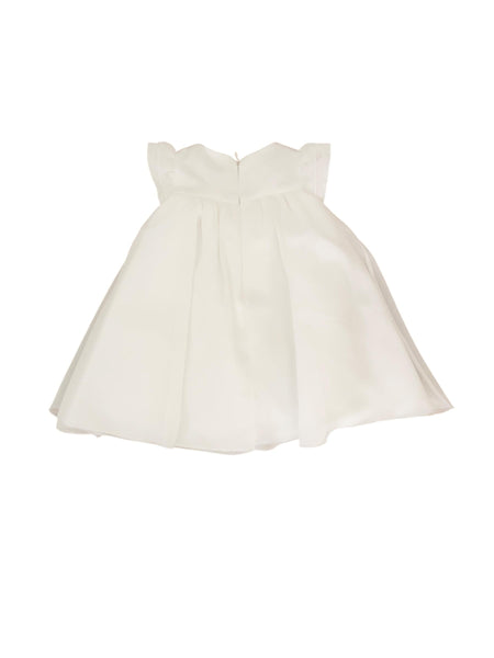 Abito in georgette latte per neonata Maperò PC05228 PANNA 