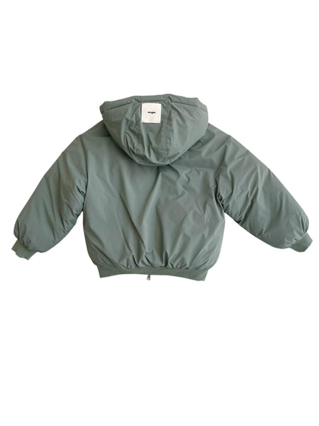 Piumino verde muschio per bambini Msgm F5MSJUPF003 MS043 