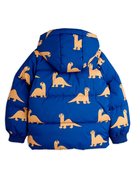 Piumino blu con stampa all over per neonati e bambini Mini Rodini 2571010960 BLUE 