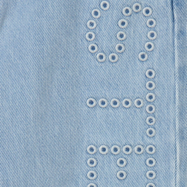 Jeans in denim chiaro con logo per bambima Stella McCartney kids TY6C70 600 