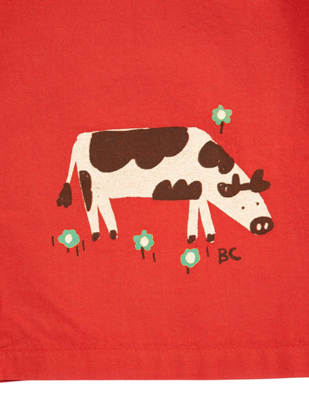 Camicia rossa con stampe per neonato e bambino Bobo Choses B126AC034 UNI 