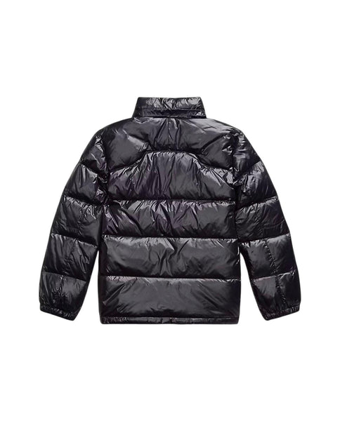 Piumino lucido nero per bambino Ralph Lauren Kids 323978459001 BLACK 