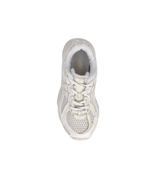 Sneakers bianca e beige per bambini New Balance PZ740 KP 