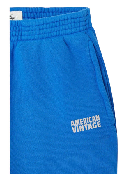 Pantalone in felpa blu per neonati e bambini American Vintage KIZU05B REVE VINTAGE 