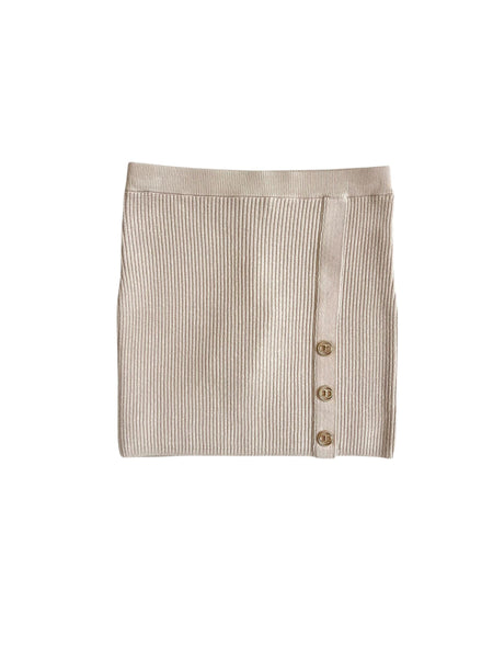 Gonna in maglia biscotto per bambina Twin set 252GJ3063 10884 