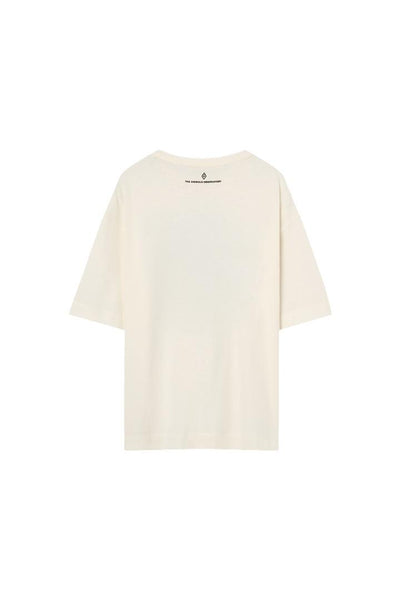 T-shirt panna con stampa per bambini The Animals Observatory S26187 221_BB 