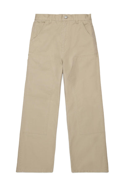 Pantaloni cargo beige con logo per bambini MM6 Maison Margiela M60958 M6709 