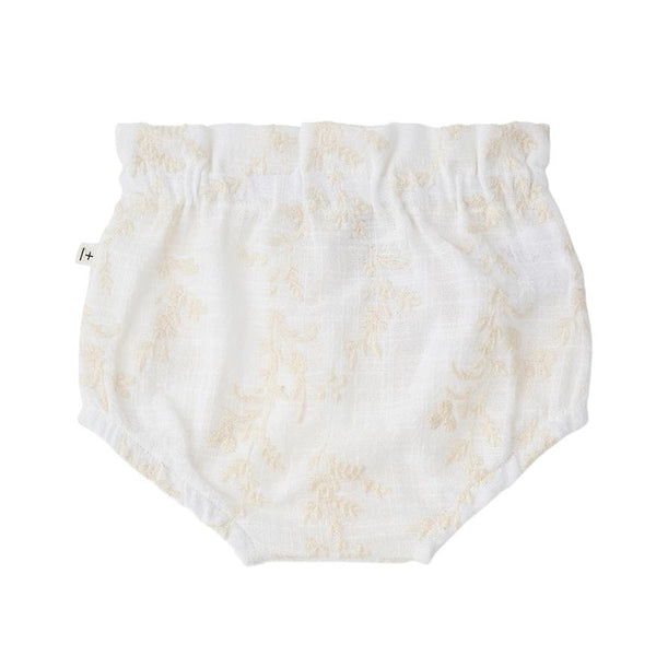 Culotte panna con ricami per neonata 1+ more in the family ULLA ECRU 