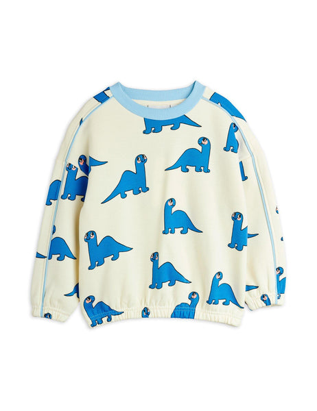 Felpa panna con stampa all over per neonati e bambini Mini Rodini 2572011411 OFFWHITE 