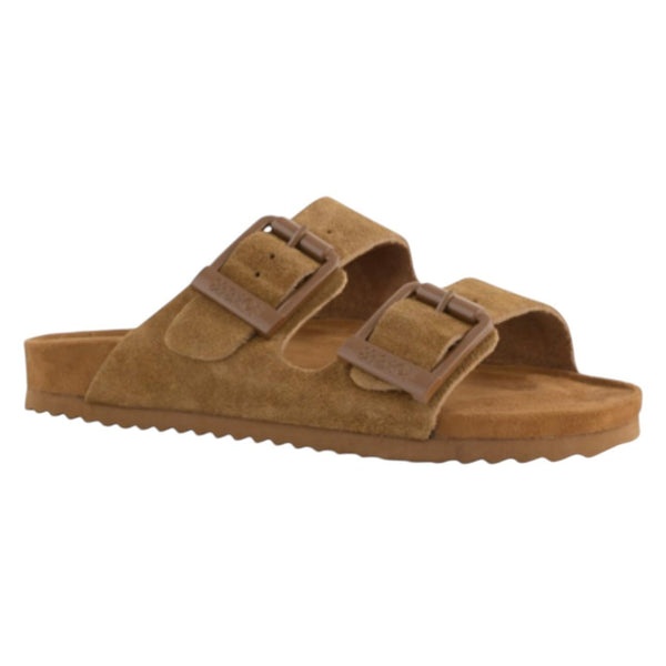 Ciabatta  tan in pelle scamosciata per bambini Colors of California HC.3208N TAN 