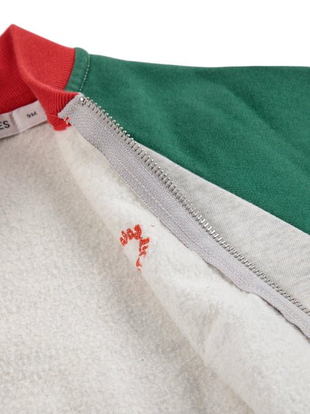 Felpa aperta color block per neonato Bobo Choses B225AB061 UNI 