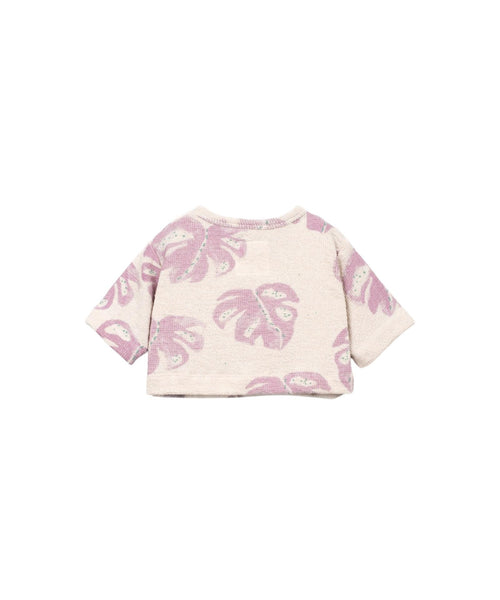 Maglia beige con stampa all over per neonata Play up 2AS11351 E798N 