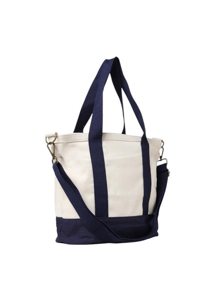 Borsa avorio e blu con logo per bambina Ralph Lauren Kids 9AR023 BDF 