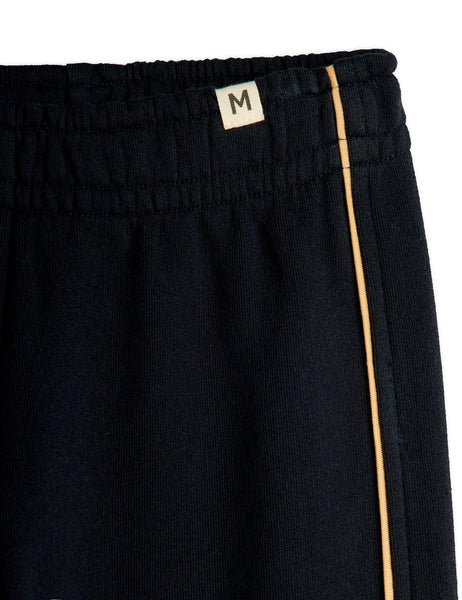 Pantalone in felpa nero per neonati e bambini Mini Rodini 1100030999 BLACK 