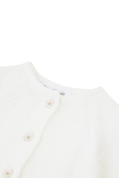 Cardigan in maglia panna per neonata Tartine et Chocolat CC18010-13 NACRE 