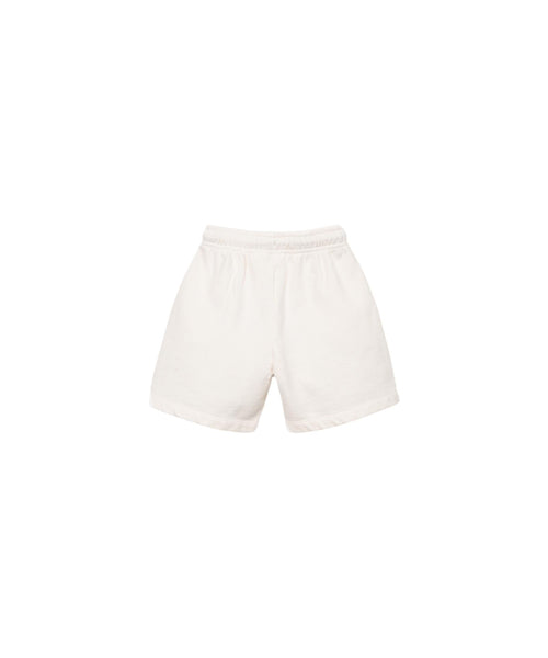 Shorts in felpa panna con stampa per bambino Play up 3AS11702 P0088 
