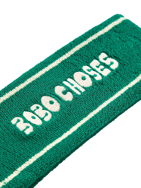 Fascia verde in spugna con logo per bambini Bobo Choses B126AI048 UNI 