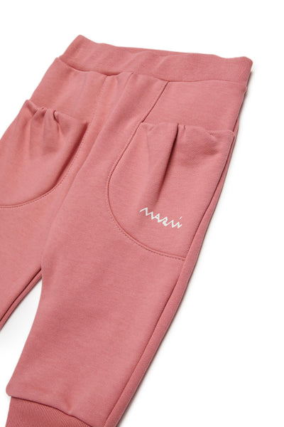 Pantalone in felpa rosa per neonata<BR/> Marni M01521 0M350 