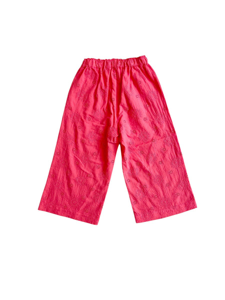 Pantalone geraneo con ricami per neonata e bambina Zhoe & Tobiah ROD2 338 