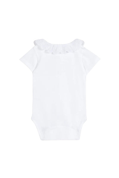 Body bianco con colletto ricamto per neonata Tartine et Chocolat CC11030-01 BLANC 