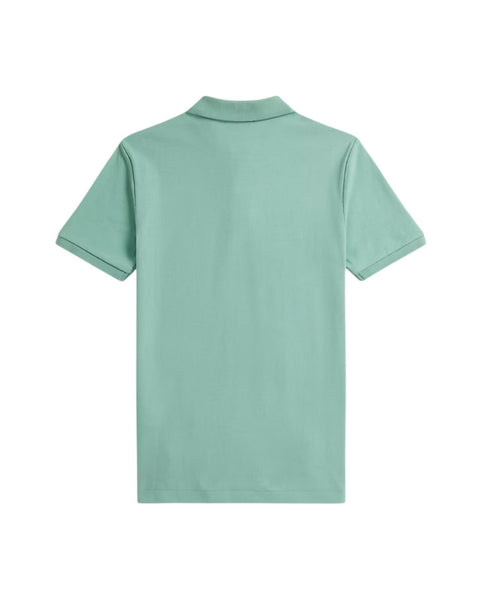 Polo verde acqua con logo per bambino Ralph Lauren Kids 323703632508 CELADON 