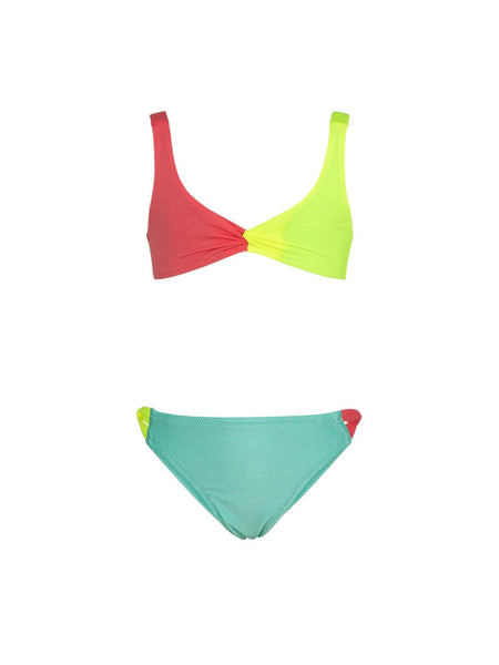Bikini multicolor per bambina F**K FJ26-SG0635AQ ACQUAMARINE 