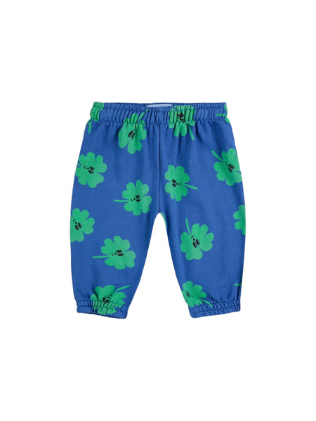 Pantalone in felpa blu con stampa all over per neonati Bobo Choses B225AB080 UNI 