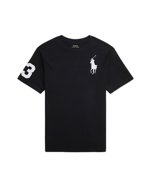 T-shirt nera con logo per bambino Ralph Lauren Kids 323832907055 BLACK 