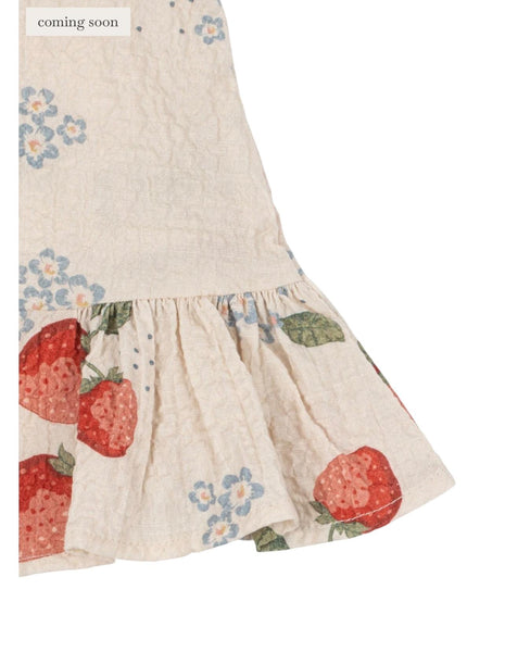 Blusa beige con stampa all over per neonata e bambina Konges slojd KS104651 MARMELADE 