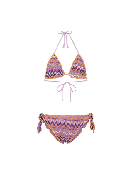 Bikini multicolor in maglia per bambina F**K FJ26-SG0220MC MULT 