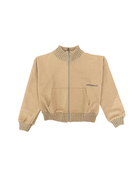 Felpa aperta nocciola per bambina Hinnominate 3641F00142 BEIGE SAND 