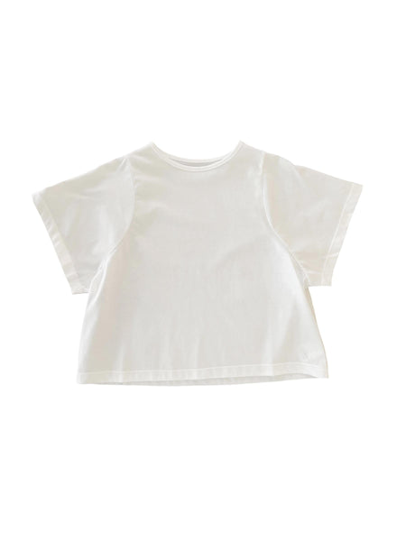 T-shirt bianca per neonati e bambini Cucù Lab LUIGI BIANCO 