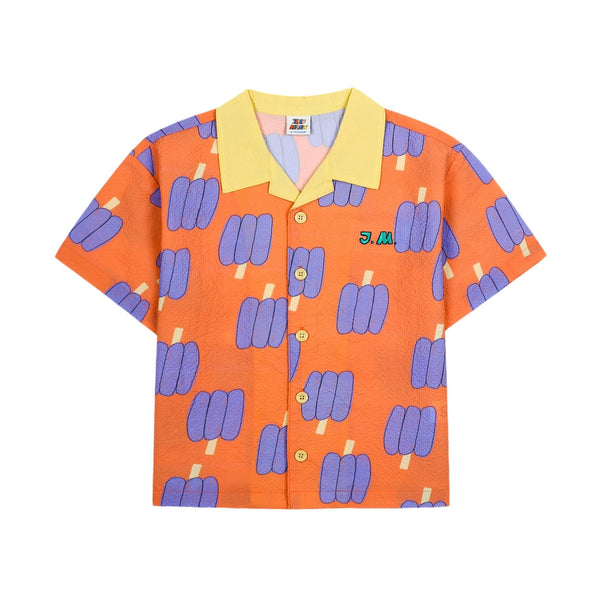 Camicia multicolor con stampa all over per neonati e bambini Jelly Mallow JM2610159 BELL 