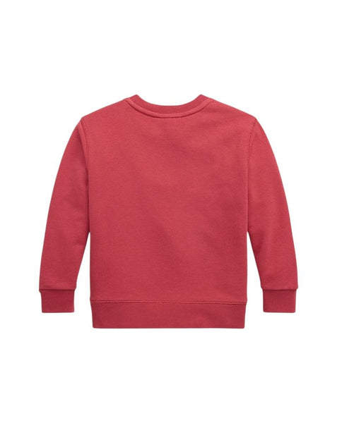 Felpa rossa con logo per neonati e bambini Ralph Lauren Kids 322971277001 RED 