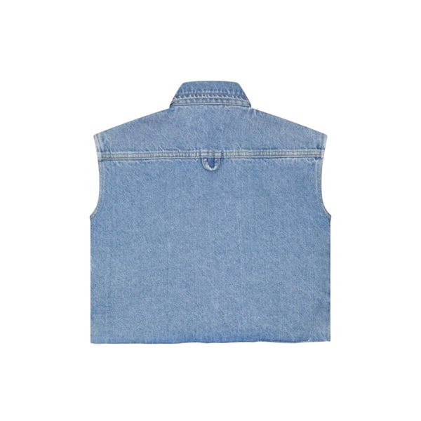 Gilet in denim blu per bambini Charlie petite PAGE GILET 424 