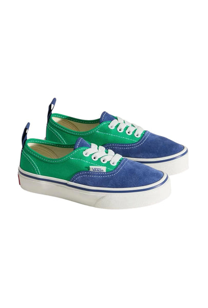 Sneakers Authentic Elastic Lace blu e verde per bambini Vans VN000VAC5TU1 PRMY 
