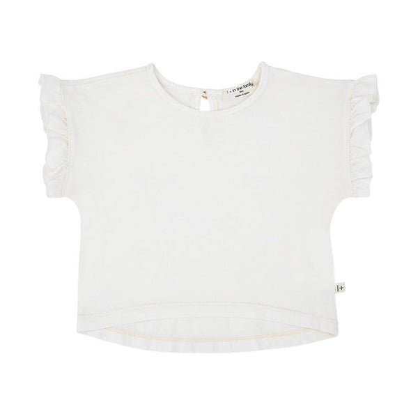 T-shirt panna per neonata 1+ more in the family CAMPANET OFF-WHITE 