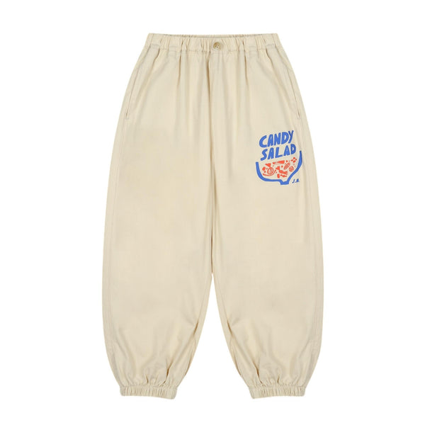 Pantalone beige con stampa per bambini Jelly Mallow JM2610437 CANDY 