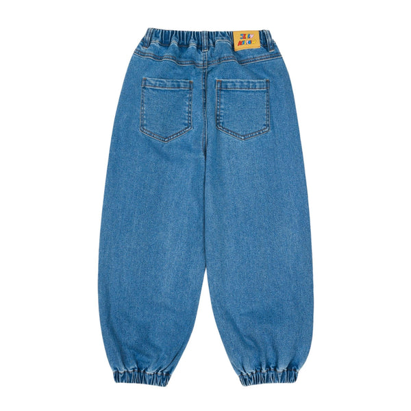 Jeans in denim blu con stampe per neonati e bambini Jelly Mallow JM2610410 MOON 