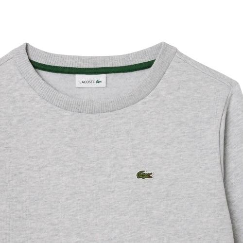 Felpa grigia con logo per bambino Lacoste 947581 GH0 