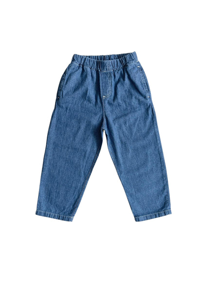 Jeans in denim blu per neonato e  bambino Babe & Tess 04.618081 315 