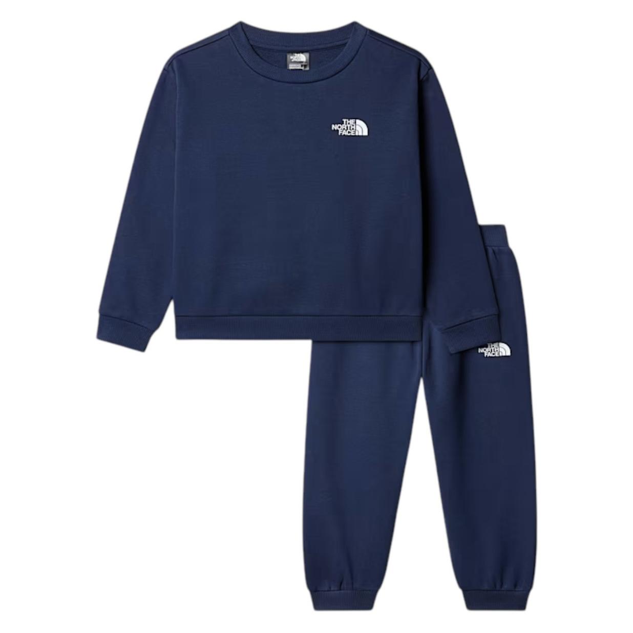 Completo blu con logp per neonati e bambini The North Face NF0A8EFM8K2 NAVY 