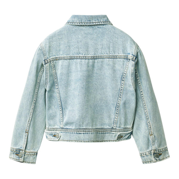 Giubbino in denim blu per bambini Molo HIPOLITO 5457 