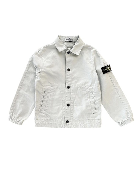 Giacca in denim grigio con logo per bambino Stone Island L1S164100010 S0104 V0161 