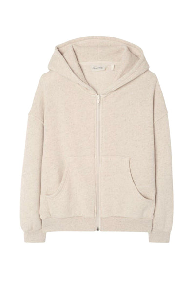 Felpa aperta écru mélange per neonati e bambini American Vintage KITO03B ECRU MELANGE 